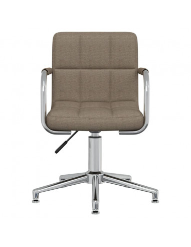Sedia da Ufficio Girevole Tortora in Tessuto