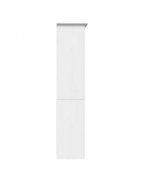 Libreria BODO 80x40x172 cm in Legno Massello di Pino Bianco