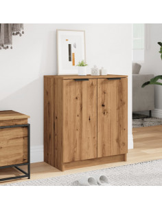 Scarpiera Rovere Artigianale 59x35x70 cm in Truciolato 2