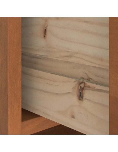 Albero da Ingresso SANDENS 45x40x159,5 cm in Legno di Pino