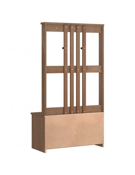 Albero da Ingresso SANDENS 87x40x159,5 cm in Legno di Pino