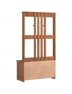 Albero da Ingresso SANDENS 87x40x159,5 cm in Legno di Pino 2