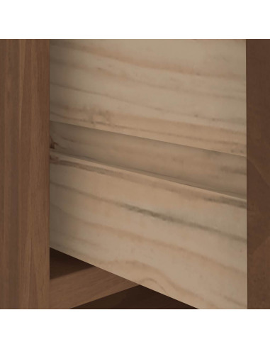 Albero da Ingresso SANDENS 87x40x159,5 cm in Legno di Pino