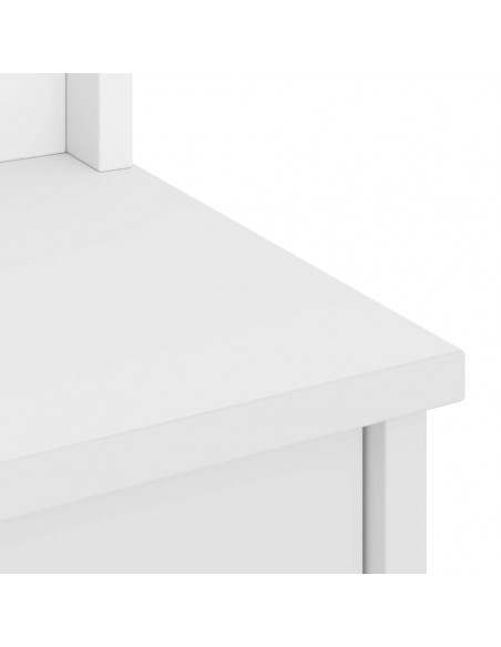 Albero da Ingresso SANDENS Bianco 45x40x159,5 cm Legno di Pino