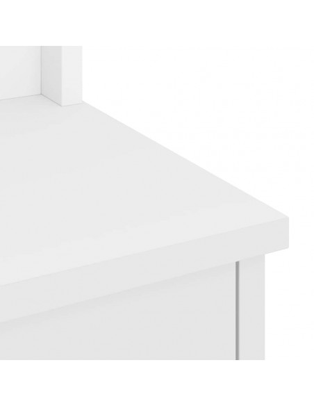 Albero da Ingresso SANDENS Bianco 45x40x159,5 cm Legno di Pino