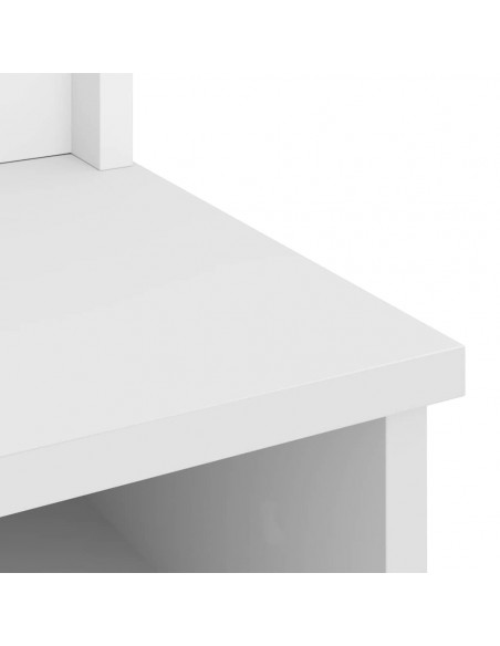 Albero da Ingresso SANDNES Bianco 87x40x159,5 cm Legno di Pino