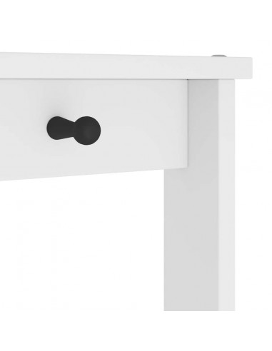 Albero da Ingresso SANDNES Bianco 87x40x159,5 cm Legno di Pino