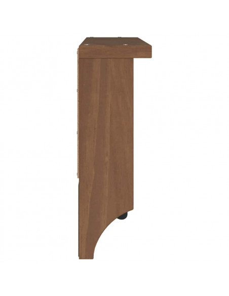 Appendiabiti da Parete SANDNES 45x12x35 cm in Legno di Pino