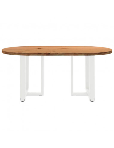 Bordo per Vasca Idromassaggio Beige Polyrattan&Massello Acacia