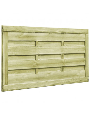 Cancelli da Giardino 2pz Legno Impregnato Pino 150x75 cm Verde