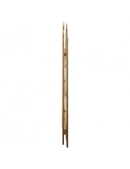 Cancello da Giardino in Legno di Pino Impregnato 100x100 cm