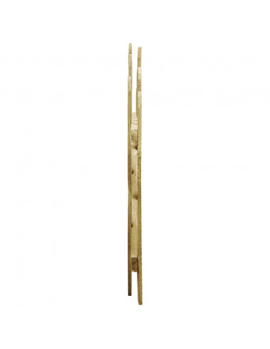 Cancello da Giardino in Legno di Pino Impregnato 100x75 cm