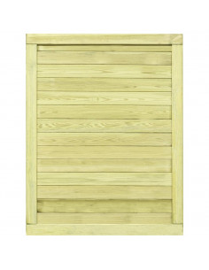 Cancello da Giardino in Legno di Pino Impregnato 125x100 cm 2