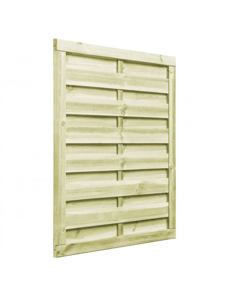 Cancello da Giardino Legno di Pino Impregnato 100x125 cm Verde