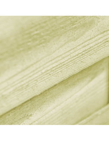 Cancello da Giardino Legno di Pino Impregnato 100x125 cm Verde