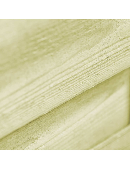 Cancello da Giardino Legno di Pino Impregnato 100x125 cm Verde