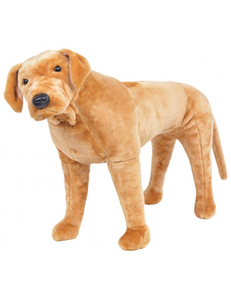 Cane Labrador in Peluche in Piedi Marrone Chiaro XXL