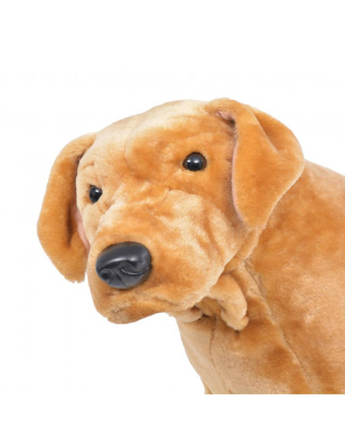 Cane Labrador in Peluche in Piedi Marrone Chiaro XXL