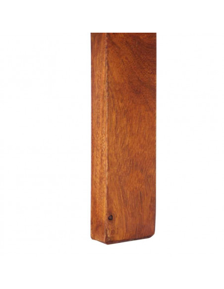Comodini 2 pz 40x40x36 cm in Legno Massello di Acacia