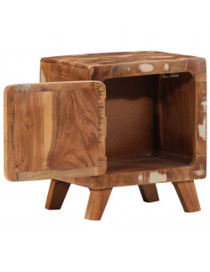 Comodini 2pz 40x32x46 cm in Legno Massello di Recupero