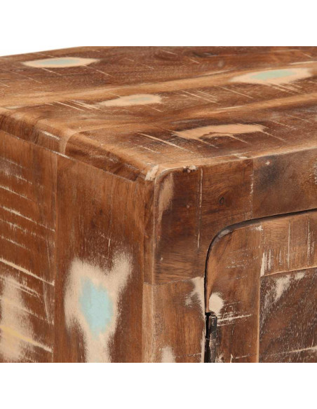 Comodini 2pz 40x32x46 cm in Legno Massello di Recupero