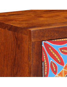 Comodino 40x30x45 cm in Legno Massello di Acacia