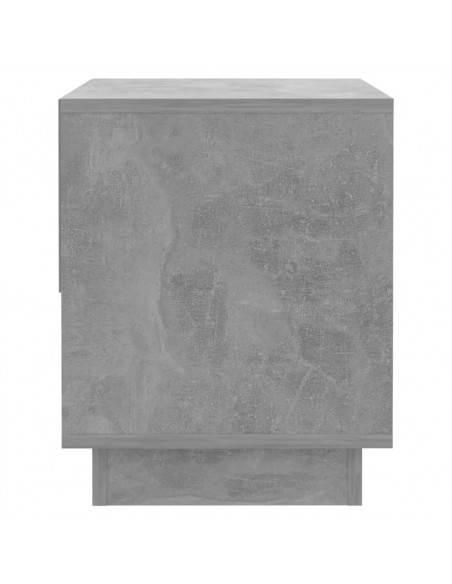 Comodino Grigio Cemento 45x34x44 cm in Truciolato