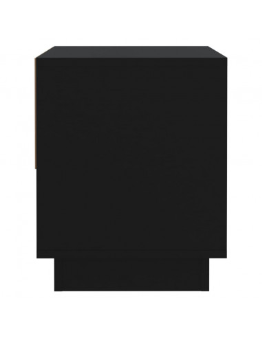 Comodino Nero 45x34x44 cm in Truciolato