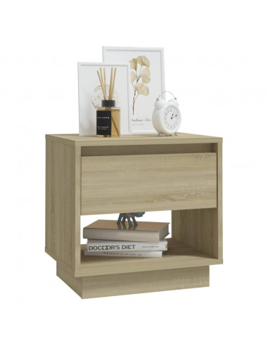 Comodino Rovere Sonoma 45x34x44 cm in Truciolato