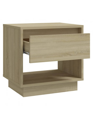 Comodino Rovere Sonoma 45x34x44 cm in Truciolato