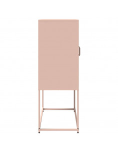 Credenza Rosa 68x39x107 cm in Acciaio