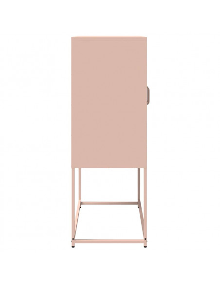 Credenza Rosa 68x39x107 cm in Acciaio