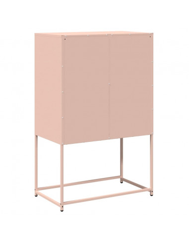 Credenza Rosa 68x39x107 cm in Acciaio