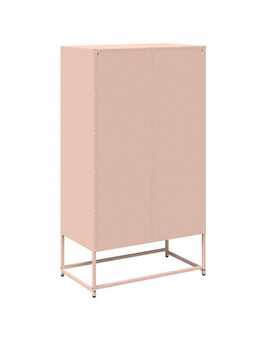 Credenza Rosa 68x39x123 cm in Acciaio