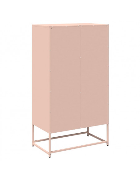 Credenza Rosa 68x39x123 cm in Acciaio