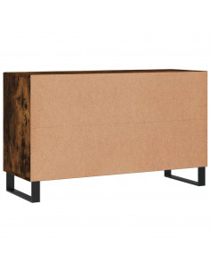 Credenza Rovere Fumo 100x36x60 cm in Legno Multistrato 2