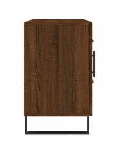 Credenza Rovere Marrone 100x36x60 cm in Legno Multistrato