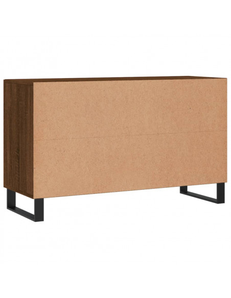 Credenza Rovere Marrone 100x36x60 cm in Legno Multistrato