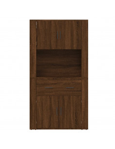 Credenza Rovere Marrone in Legno Multistrato 2