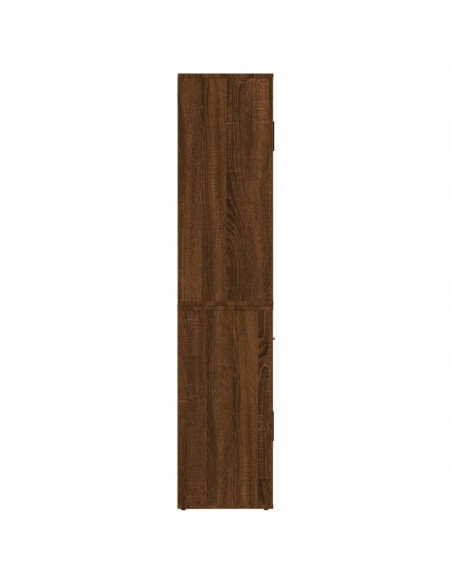 Credenza Rovere Marrone in Legno Multistrato