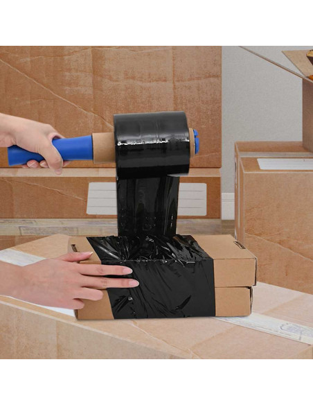 Film Estensibili 10 pz Nero 23 μm 10 cm x 150 m