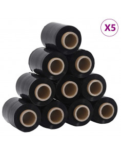 Film Estensibili 50 pz Nero 23 μm 10 cm x 150 m