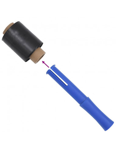 Film Estensibili 50 pz Nero 23 μm 10 cm x 150 m