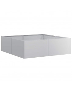 Fioriera 100x100x30 cm in Acciaio Zincato