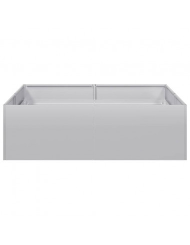 Fioriera 100x100x30 cm in Acciaio Zincato