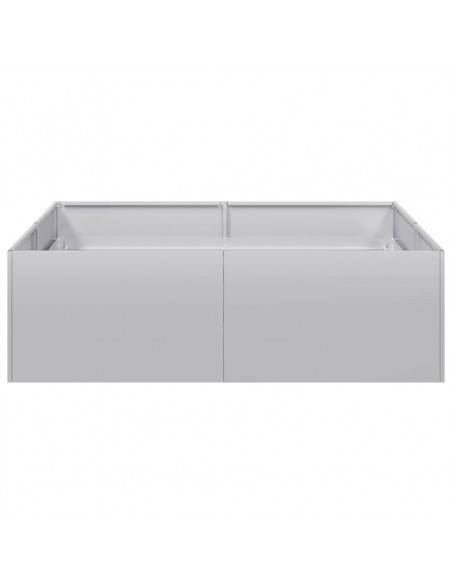 Fioriera 100x100x30 cm in Acciaio Zincato