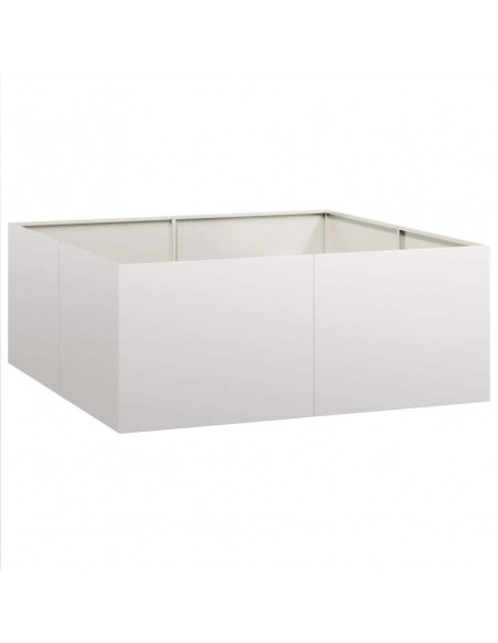 Fioriera 100x100x40 cm in Acciaio Inox
