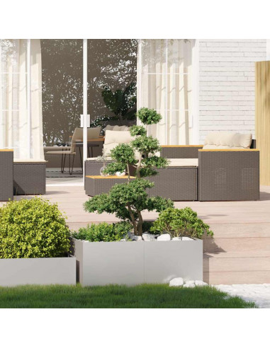 Fioriera 100x100x40 cm in Acciaio Inox
