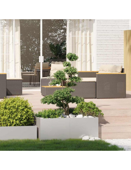 Fioriera 100x100x40 cm in Acciaio Inox