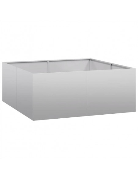 Fioriera 100x100x40 cm in Acciaio Zincato